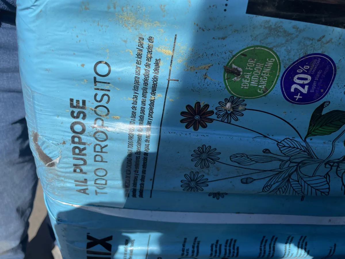 The same all-purpose mix bag repaired